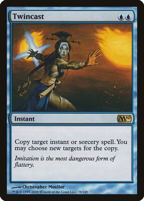 Twincast card from Magic 2010 (M10)