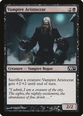 Vampire Aristocrat card from Magic 2010 (M10)