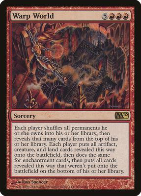 Warp World card from Magic 2010 (M10)