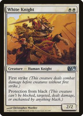 White Knight card from Magic 2010 (M10)