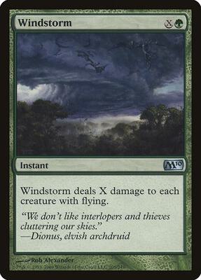Windstorm card from Magic 2010 (M10)