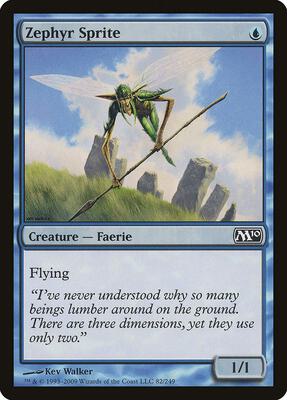 Zephyr Sprite card from Magic 2010 (M10)