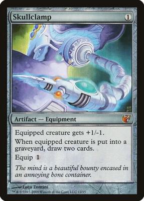 Skullclamp card from From the Vault: Exiled