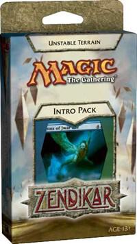 Zendikar - Intro Pack - Blue - Unstable Terrain card from Zendikar