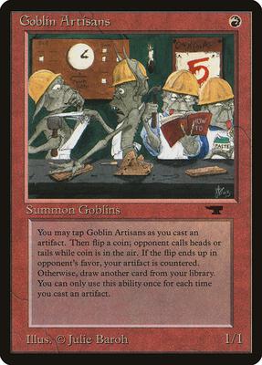 Goblin Artisans card from Antiquities