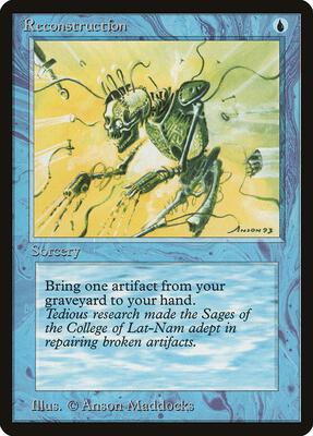 Reconstruction card from Antiquities