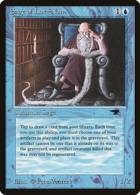 Sage of Lat-Nam card from Antiquities