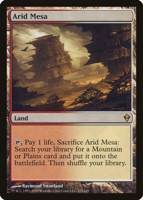 Arid Mesa card from Zendikar