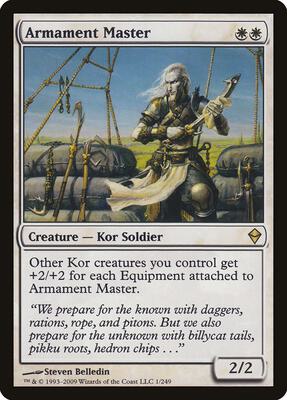 Armament Master card from Zendikar