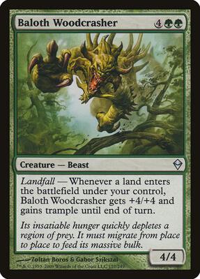 Baloth Woodcrasher card from Zendikar
