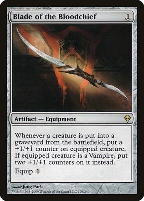 Blade of the Bloodchief card from Zendikar