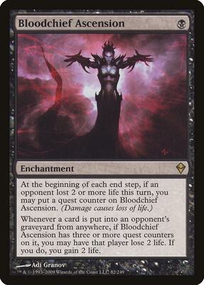 Bloodchief Ascension card from Zendikar