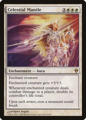 Celestial Mantle card from Zendikar