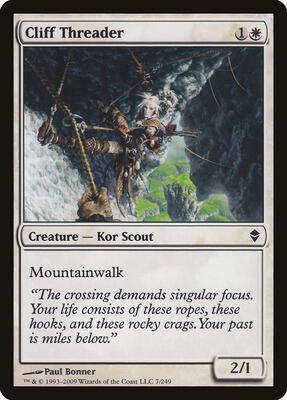 Cliff Threader card from Zendikar