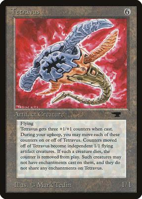 Tetravus card from Antiquities