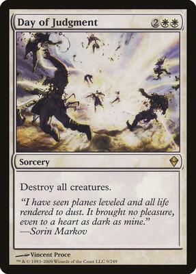 Day of Judgment card from Zendikar