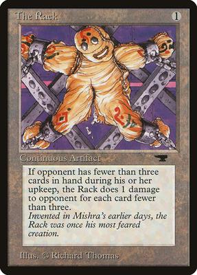The Rack card from Antiquities