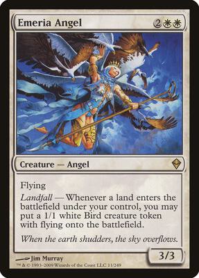 Emeria Angel card from Zendikar