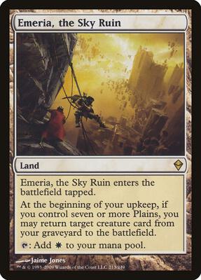 Emeria, the Sky Ruin card from Zendikar