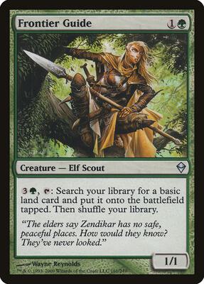 Frontier Guide card from Zendikar