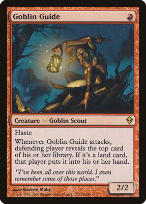 Goblin Guide card from Zendikar