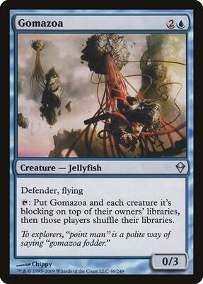 Gomazoa card from Zendikar
