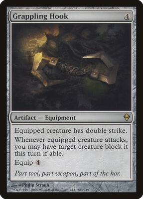 Grappling Hook card from Zendikar