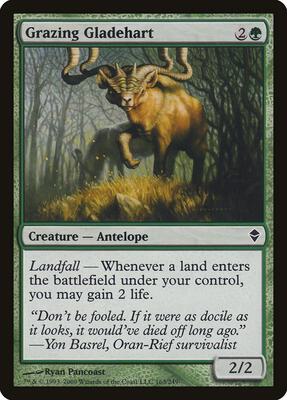 Grazing Gladehart card from Zendikar