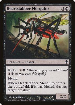 Heartstabber Mosquito card from Zendikar