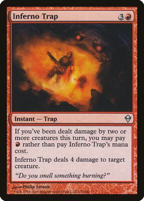 Inferno Trap card from Zendikar