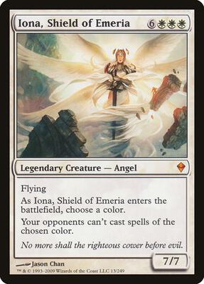 Iona, Shield of Emeria card from Zendikar