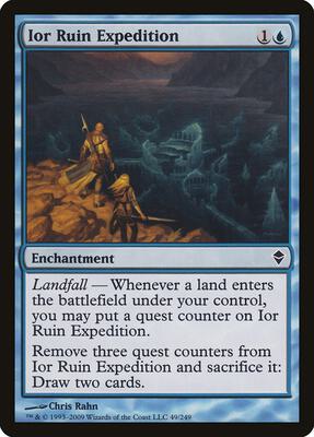 Ior Ruin Expedition card from Zendikar