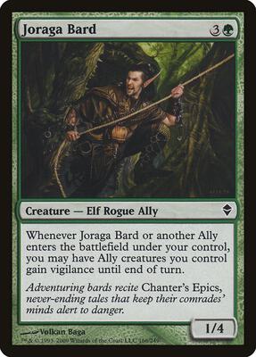 Joraga Bard card from Zendikar