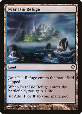 Jwar Isle Refuge card from Zendikar