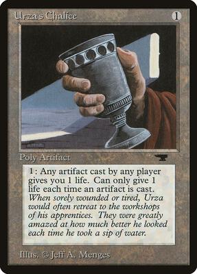 Urza's Chalice card from Antiquities