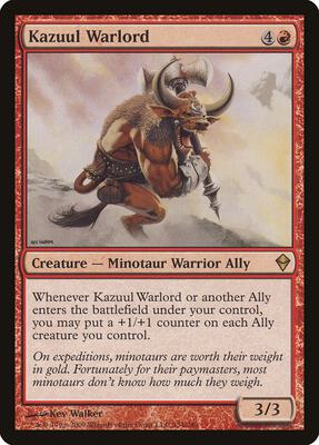 Kazuul Warlord card from Zendikar