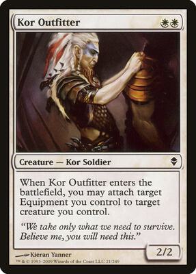 Kor Outfitter card from Zendikar