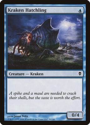 Kraken Hatchling card from Zendikar