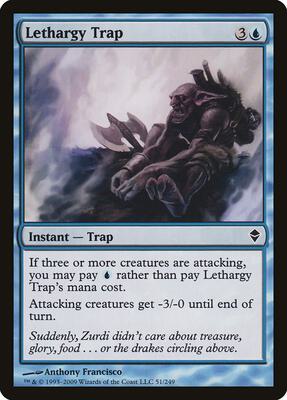 Lethargy Trap card from Zendikar