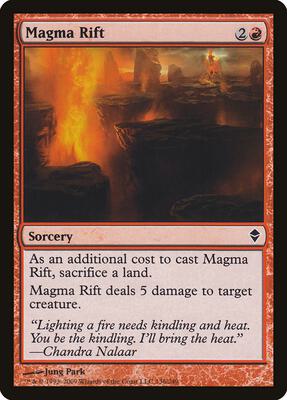 Magma Rift card from Zendikar