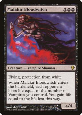 Malakir Bloodwitch card from Zendikar