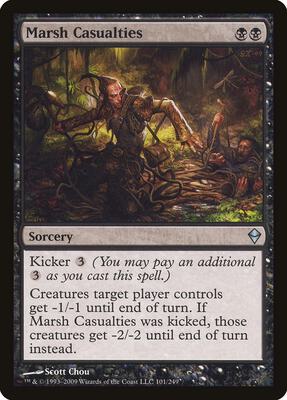 Marsh Casualties card from Zendikar