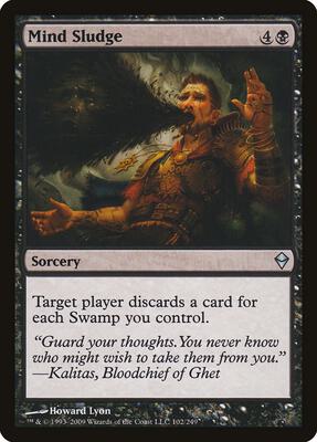 Mind Sludge card from Zendikar