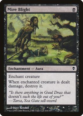 Mire Blight card from Zendikar