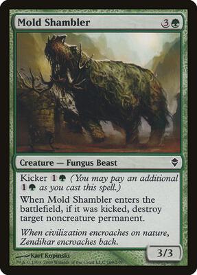 Mold Shambler card from Zendikar