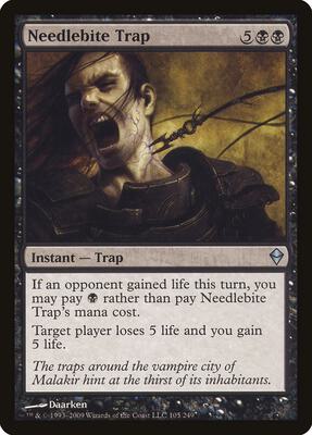 Needlebite Trap card from Zendikar
