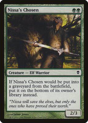 Nissa's Chosen card from Zendikar