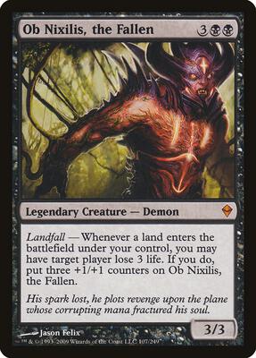 Ob Nixilis, the Fallen card from Zendikar