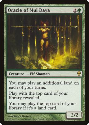Oracle of Mul Daya card from Zendikar