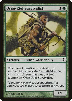 Oran-Rief Survivalist card from Zendikar